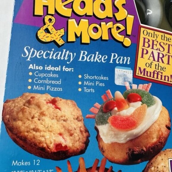 Ekco Bakers Secret Muffin Tops Bake Pan 12 Holes Tarts Mini Pizzas Tarts NEW! - Picture 3 of 9